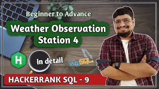 Weather Observation Station 4 Solution | Solutions of HACKERRANK SQL Problems PART 9