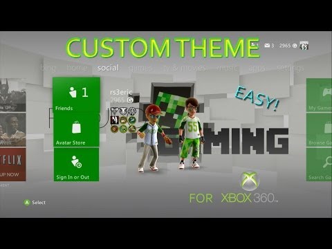 How to make an XBOX 360 CUSTOM theme! EASY! (2014) How to make an XBOX 360 CUSTOM theme! EASY! (2014)