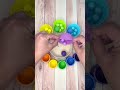 Sorting Colorful Wooden Balls into Squishy Cups | Satisfying Marble Rewind #asmr #lisamontecito