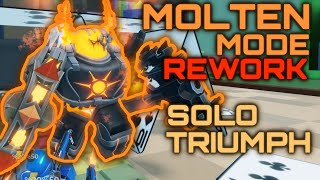 NEW Molten Rework Solo Triumph | Tower Defense Simulator | Roblox