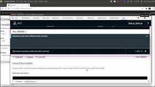 How to find and fix a problem with the axe accessibility tester
