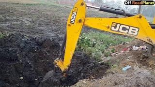 JCB - JCB Dozer Digging Drain | JCB Backhoe Machine Digging Drain | JCB Gadi | @OffRoadPlanet