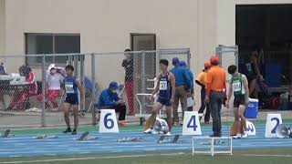 2021 第40回 名桜大学記録会　男子100ｍ　セカンドレース 6組