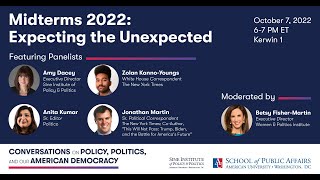 "Midterms 2022: Expecting the Unexpected"