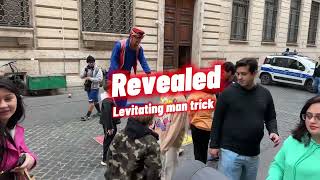 The secret of the Genie Magic Lamp Levitation! Levitating Man Trick Revealed