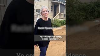 Esta mujer insulta a obrero en construcción por ser mexicano #shortsvideo