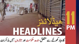ARY NEWS HEADLINES | 11 PM | 8th MAY 2020