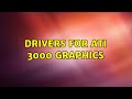 Ubuntu: drivers for ati 3000 graphics