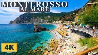 ITALY - CINQUE TERRE, MONTEROSSO AL MARE WALKING TOUR 2022 [4K]