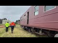 red hen 311 approaching korumburra station 16 october 2021