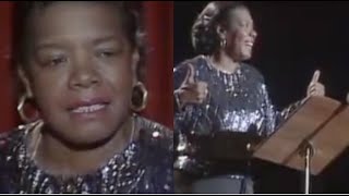 'Still I Rise' by Maya Angelou (1987, Live performance)