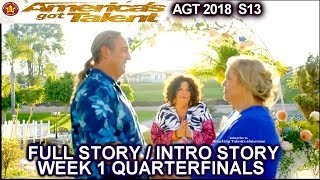 Vicki Barbolak Stand Up Comic FULL STORY / INTRO STORY America's Got Talent 2018 QUARTERFINALS 1 AGT