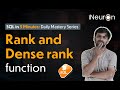 Rank and Dense Rank Function in SQL | SQL Tutorial