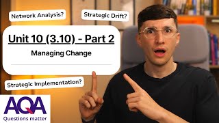 Unit 10 (3.10) – Managing Strategic Change (Part 2) | AQA A-Level Business (Revision)