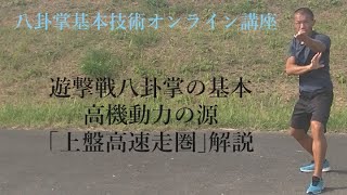 走圏「上盤走圏」動作解説：八卦掌基本技術オンライン講座