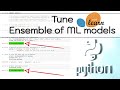 Hyperparameter tuning for Ensemble of ML models (Simple Python Example)