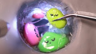 ASMR Little Stone Ears Cleaning🌚💎Tickle Ears Cleaning Full of Sticky Fairies and Jewelery Earwax