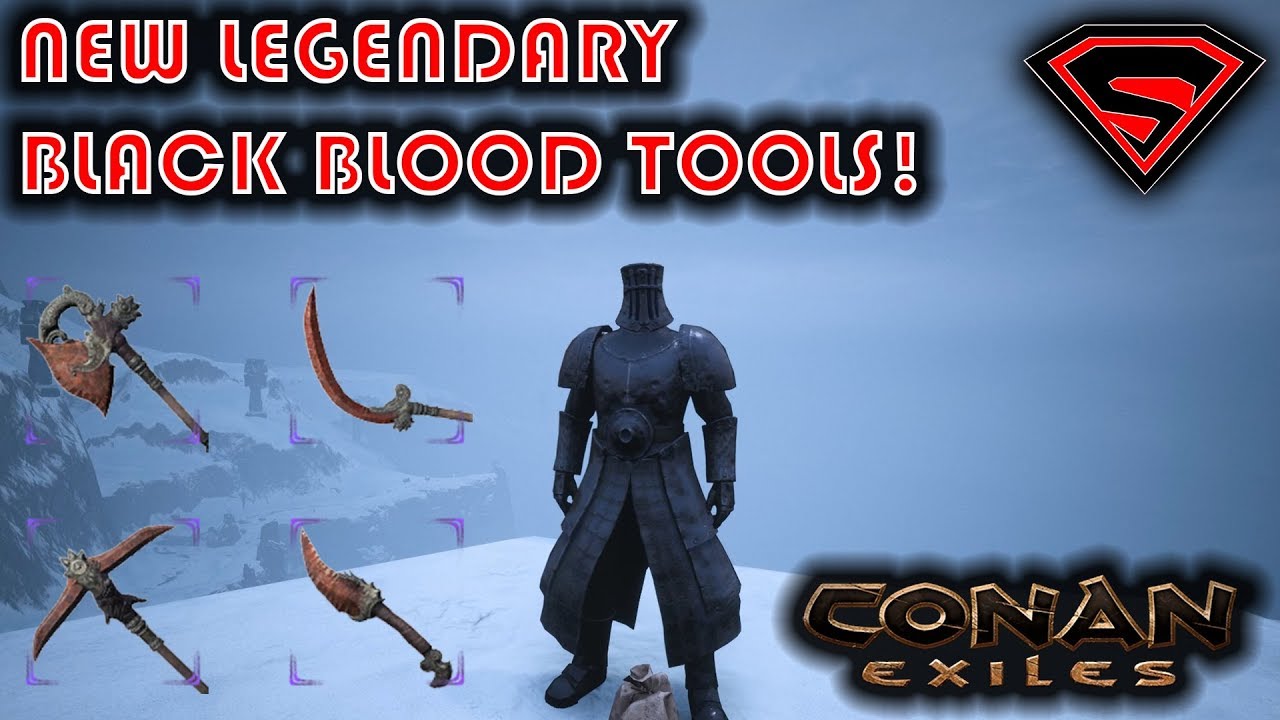 Кровь конан. Conan Exiles инструменты черной крови.