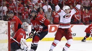 Brock McGinn tips home double-overtime winner to eliminate Capitals in Game 7