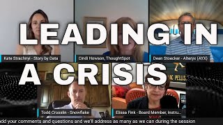 Leading in a Crisis with ThoughtSpot, Alteryx, Snowflake \u0026 more!