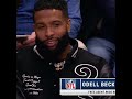 Odell Beckham sitting courtside in Dallas for Suns/Mavs