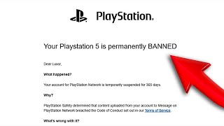What Happens When Your ACCOUNT Gets BANNED on PS5?
