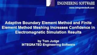 INTEGRATED PODCAST: Boundary Element Method and Finite Element Method meshing