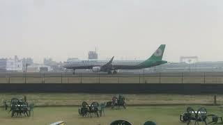 長榮航空A321-211(A321)編號B-16226客機高雄國際機場KHH降落🛬️