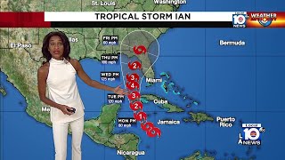 Tropical Storm Ian continues on path toward Florida Panhandle