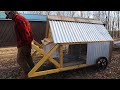 DIY Mobile Chicken Coop Built For the North