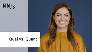 Comparing Qualitative and Quantitative UX Research