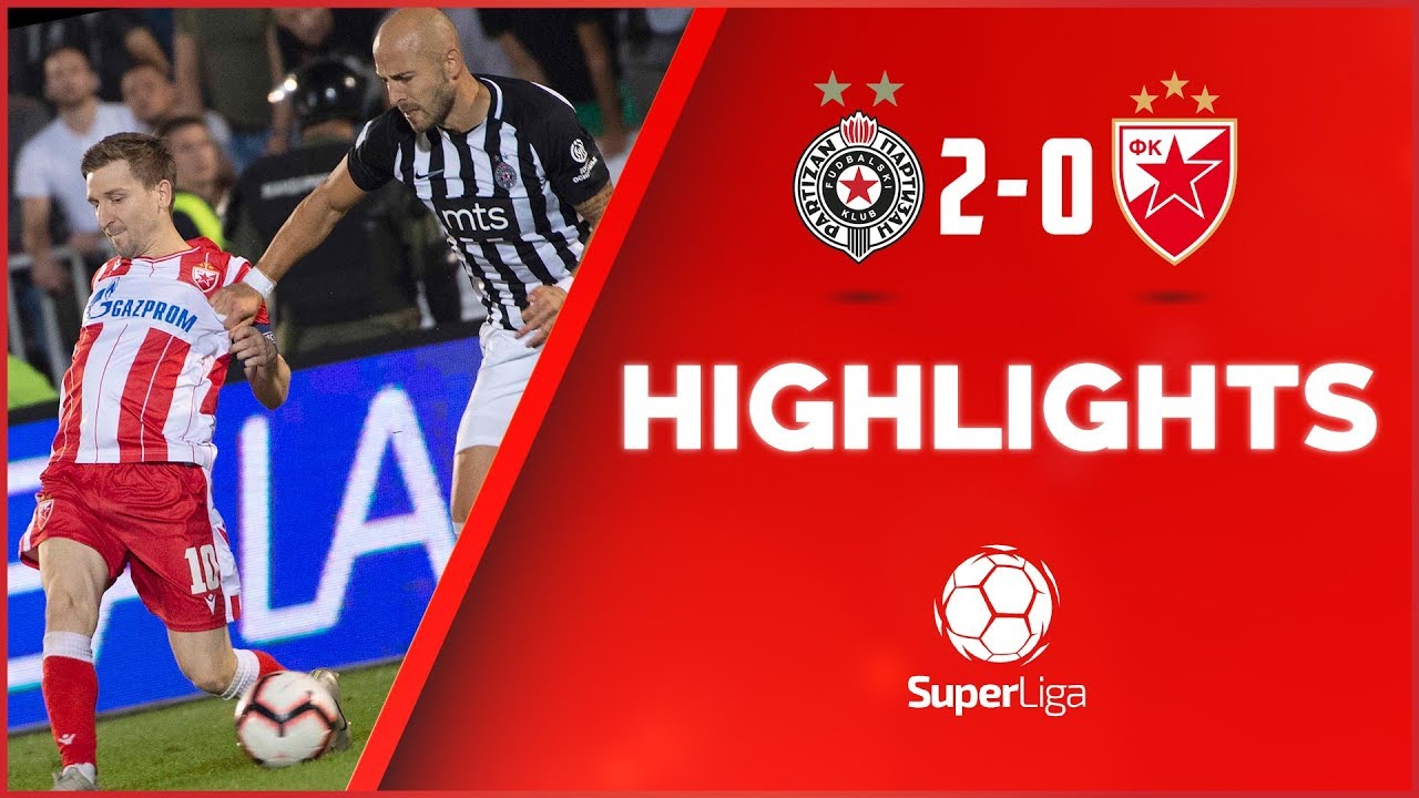 Partizan - Crvena Zvezda 2:0, 161. Derbi, Highlights - YouTube