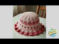 beautiful crochet hat ideas with light pink u0026 red color combination crochet ideas