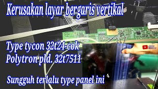 how to overcome the vertical line exit screen 32t24-cok screen type