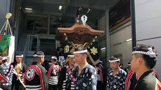 岸和田だんじり祭り🌈北町(きたんまち)試験曳きはじまり。2024.9.13。