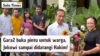 Hakim dari Purwokerto ini Tiba2 Bawakan Jokowi Bunga ke Rumah.