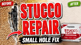 How to Repair Stucco & Drywall Like a Pro | DIY Stucco Patch & Exterior Cement Repair Tutorial