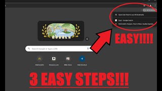 HOW TO BOOKMARK TABS IN GOOGLE (3 EASY STEPS)
