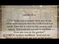 Holy Bible Audio GENESIS 1 to 50   With Text Contemporary English