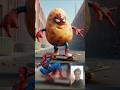 Superheroes but Potato Riding Skateboard - Marvel & DC Characters #marvel #avengers #shorts