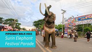 Surin Elephant Festival Parade - Pipeaway Walk 003