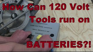 Make a 120 Volt BATTERY PACK FOR POWER TOOLS!