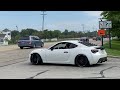 Turbo Subaru BRZ Sends It Leaving Cars & Coffee!! Beautiful Sounding Turbo BRZ!