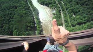 🚫 Andy's Illegal BASE Jump \u0026 Hefty Fine: New River Gorge Bridge Adventure! 🚫