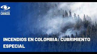 Continúa la lucha para controlar los incendios en Colombia: este es el panorama nacional