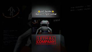 Babysitting in Lethal Company [Maneater] | #lethalcompany #funny #2024