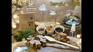 คลิปสอนทำสวนขวด Terrarium DIY Kit ชุดจัดสวนในขวด