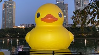 [4K] Walking around Seokchon Lake / Rubber Duck Project Seoul / Virtual Trip / Seoul / Walking Tour