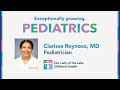 Meet Clarissa Reynoso, MD - Pediatrics - Our Lady of the Lake Children's Health