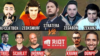 RİOT VS YOUTUBERLAR/1. MAÇ! TARİHİ HESAPLAŞMA BAŞLADI! KFCEATBOX/STRATERA/ZEDXSMURF/ZEGABON/ZEKANZ